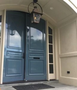gloss front door