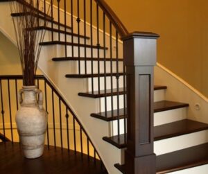 Modernize An Interior Oak Railing Using Paint