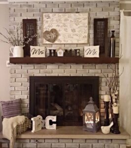 Paint A Brick Fireplace