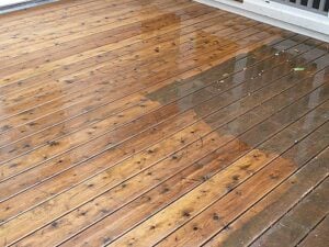 Staining Cedar