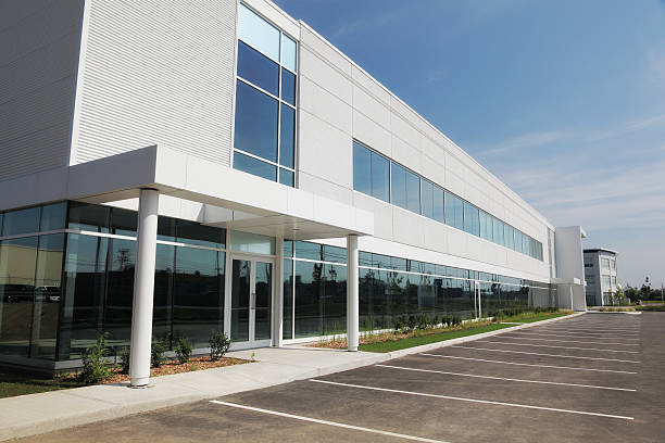 Commercial building exterior with smooth, long-lasting paint finishes by a painting company in Carroll County, MD